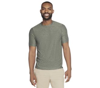 Skechers Mens Go Dri All Day Tee Dark Green M