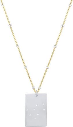 Set & Stones Zodiac Constellation Pendant Necklace in Silver - Gemini at Nordstrom