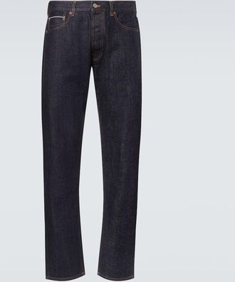 Thom Sweeney Mid-rise straight jeans