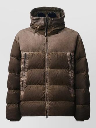 C.P. Company hooded jacket high collar goggle detail