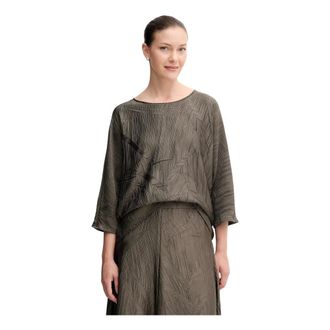 Joseph Ribkoff Dames, Blouses & Shirts, Groen, Maat: 2XL Satijn