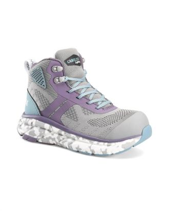 Carolina WomenS Align Azalea Comp Toe Hi Work Shoe In Gray / Purple