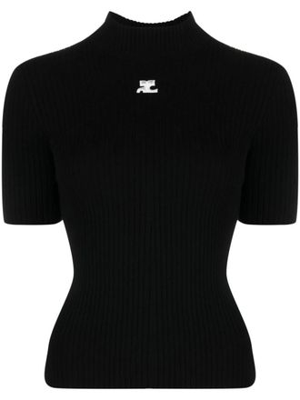 Courr&egrave;ges Reedition Knit Ss Jumper Clothing