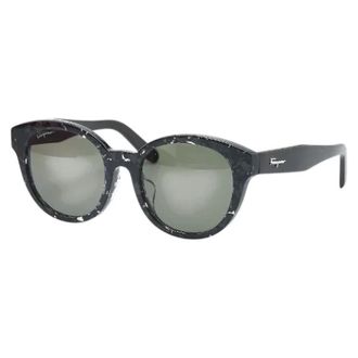 Ferragamo Pre-owned Accessories, female, Black, Size: ONE SIZE Pre-owned Plastic Sunglasses