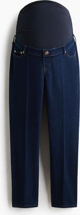 H&M MAMA Slim Straight Ankle Jeans - Blue