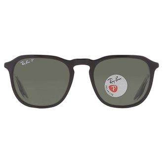 Ray-Ban Polarized Green Square Unisex Sunglasses RB2203 919/58 52