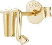 Adornia Zodiac Sign 925 Sterling Silver Stud Earring in Gold-Scorpio at Nordstrom Rack