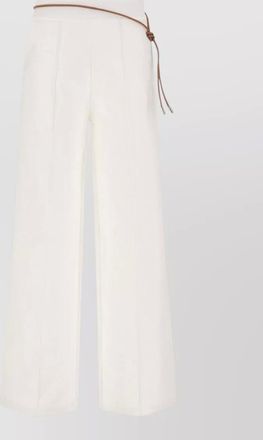 Herno cotton wide-leg trousers