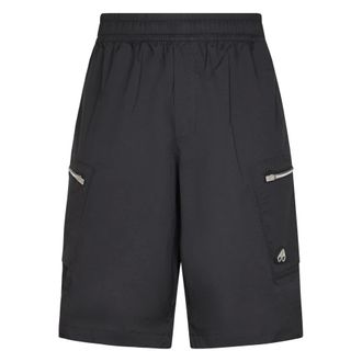 Moose Knuckles Topflight Cargo Short - male - Moose Knuckles - Casual Shorts - Black - M - Shorts
