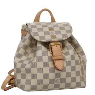 Louis Vuitton Pre-owned Sperone BB Backpack - Dames - Vintage Rugzakken - Wit - ONE Size - Leer - Vintage