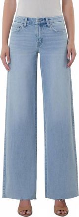 Flying Monkey Olivia Jeans In Light Wash Denim