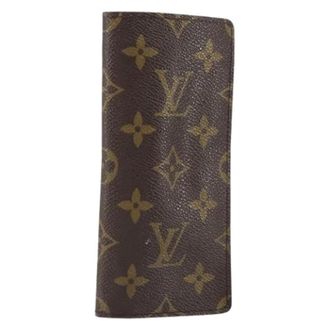 Louis Vuitton Pre-owned Wallets, female, Brown, Size: ONE SIZE Pre-owned Canvas Pouch