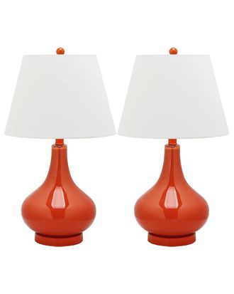 Safavieh Discontinued Safavieh Amy 24In Gourd Glass Lamp