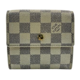 Louis Vuitton Galle White Leather Wallet (Bi-Fold) (Pre-Owned)