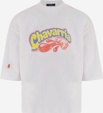 Willy Chavarria Camiseta De Algod&oacute;n Con Logo Estampado Willy Chavarria