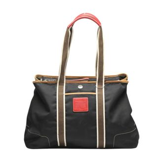 Coach Black Nylon Handbag Tote Bag (Pre-Owned)