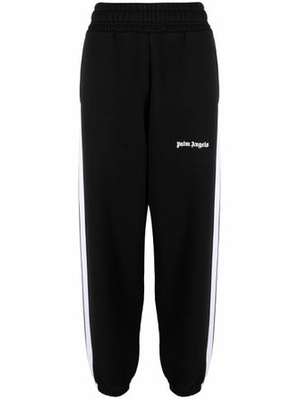 Palm Angels Pantaloni sportivi con stampa - Nero