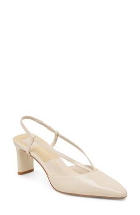 Dolce Vita Ginay Slingback Pump in Bone Leather at Nordstrom Rack, Size 6.5