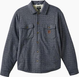 Brixton Mens Brixton Herringbone Durham Sherpa Lined Jacket - Grey - Size: 38/Regular