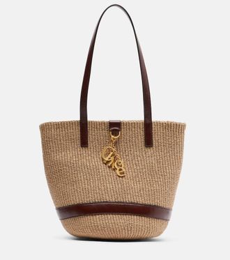 Chlo&eacute; Chlo&eacute; Medium leather-trimmed basket bag
