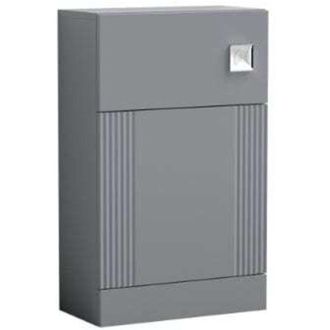 Nuie Nuie - Deco Back to Wall wc Unit 500mm Wide - Satin Grey