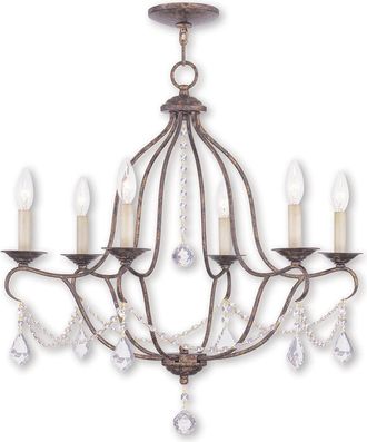 Livex Lighting Livex Chesterfield 6-Light Vbr Chandelier