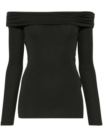 Nanushka Off-shoulder top - Grijs