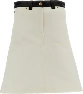 Wales Bonner Organinic Cotton Denim Skirt