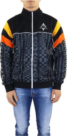 Marcelo Burlon Folk Kappa Track Jack - Heren - Vesten met rits - Veelkleurig - S - Hoodies & sweatvesten
