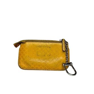 Gucci Pre-owned Vintage Kaarthouder - Dames - Pre-owned - Geel - Maat: ONE Size Leer