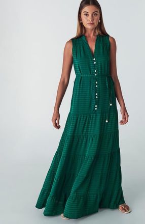 Willa Nomie Maxi Dress in Emerald at Nordstrom, Size 14