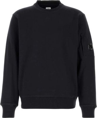 C.P. Company Logo Crewneck Sweatshirt - Heren - Sweatshirts - Blauw - XL - Katoen - Hoodies & sweatvesten