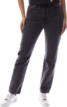 Levi's 501-denimjeans met 5 zakken voor dames (Zwart)