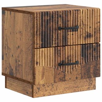 vidaXL Armario De Noche Madera Envejecida 43 X 34,5 X 44,5 Cm Vidaxl