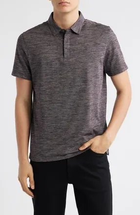 Robert Barakett Payne Space Dye Jacquard Polo in Port at Nordstrom Rack, Size X-Large