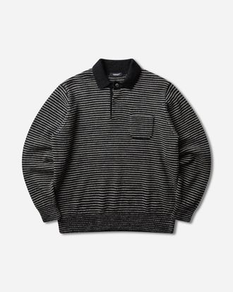 Undercover Men s Wool Polo Sweater Black