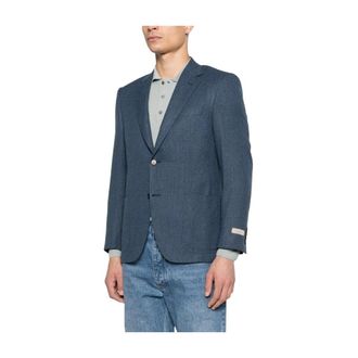 Canali Hombre, Chaquetas, Azul, Talla: 4XL