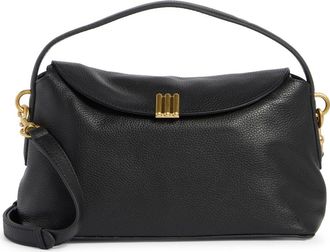 Vince Camuto Sheri Top Handle Leather Satchel in Black at Nordstrom Rack