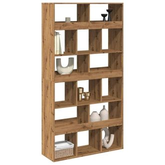 Berkfield Home Room Divider Artisian Oak 100x33x187.5 cm Engineered Wood in Brown