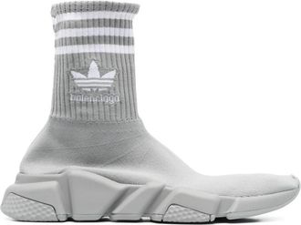 adidas Grijze Speed Sneakers met Streepdetail - Dames - Fitnessschoenen - Grijs - 37 EU - Fitness