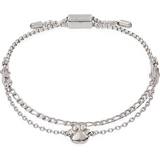 Alex and Ani Paw Stranded Bracelet Set in Silver at Nordstrom, Size Small