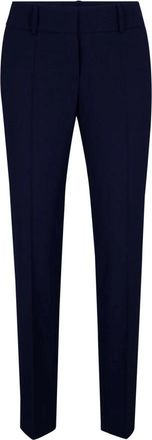 Windsor Slim Fit Wol Zakelijke Broek - Dames - Slim Fit Broeken - Blauw - S - Wol - Broeken