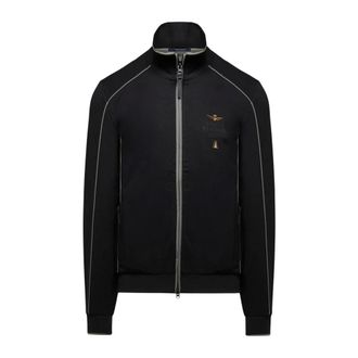 Aeronautica Frecce Tricolori Volledige Rits Sweatshirt - Heren - Vesten met rits - Zwart - 3XL - Hoodies & sweatvesten