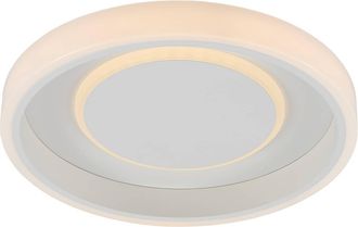 Lindby L&aacute;mpara De Techo Led wikani En Blanco Metal - Lindby