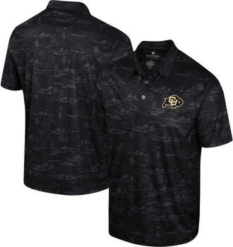 Colosseum Mens Colosseum Black Colorado Buffaloes Daly Print Polo at Nordstrom, Size Xx-Large