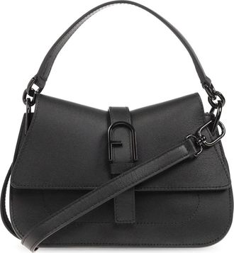 Furla Flow Mini schoudertas - Dames - Handtassen - Zwart - ONE Size - Leer - Tassen