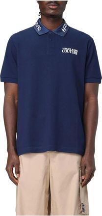 Versace Jeans Couture Heren, Tops, Blauw, Maat: S