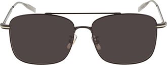 Montblanc Grey Square Mens Sunglasses MB0236SK 001 60