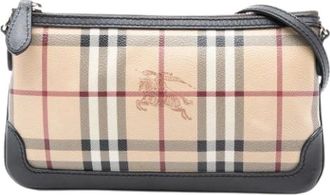 Burberry Pre-owned Cross Body Bags, female, Multicolor, Size: ONE SIZE Pre-owned Canvas Crossbody Bag