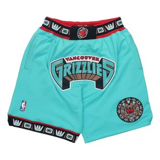 Mitchell & Ness x Just Don Vancouver Grizzlies Turquoise NBA Home Shorts Light Blue SHORDL20019-VGRTEAL95